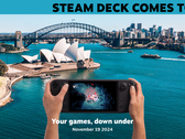 Valve a commencé à vendre le Steam Deck en Australie (image source : Valve)