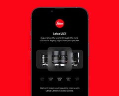 Leica propose de nombreuses simulations d&#039;objectifs sur l&#039;iPhone Apple. (Image : Leica)