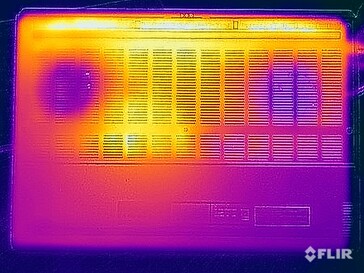 Test de résistance aux températures de surface (en bas)