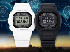 La Casio G-Shock GW-5000HS-7ER et la G-Shock GW-5000HS-1ER (de gauche à droite). (Source de l&#039;image : Casio)