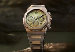 La Girard-Perregaux Laureato Chronograph Aston Martin Edition est animée par un calibre GP03300 (Image source : Girard-Perregaux)