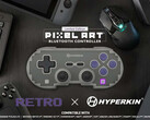 La manette sans fil Hyperkin Pixel Art est une version moderne de la manette SNES. (Source de l'image : Hyperkin)