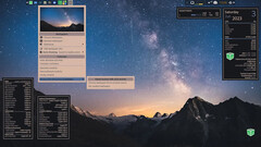 Mabox Linux en action (version de juin 2023) (Source de l&#039;image : Mabox Linux)