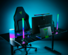 Les barres lumineuses sur pied Aether de Razer fonctionnent via un seul câble d'alimentation USB-C. (Source de l'image : Razer)