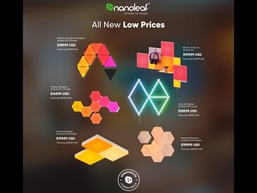 Baisse des prix de Nanoleaf SmarterLife (Source : Nanoleaf)