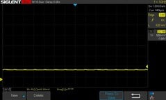 25% de luminosité : Pas de PWM