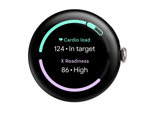 Les mesures de charge cardio et de charge cible seront disponibles en tant que complications sur la Pixel Watch et la Pixel Watch 2. (Image source : Google)