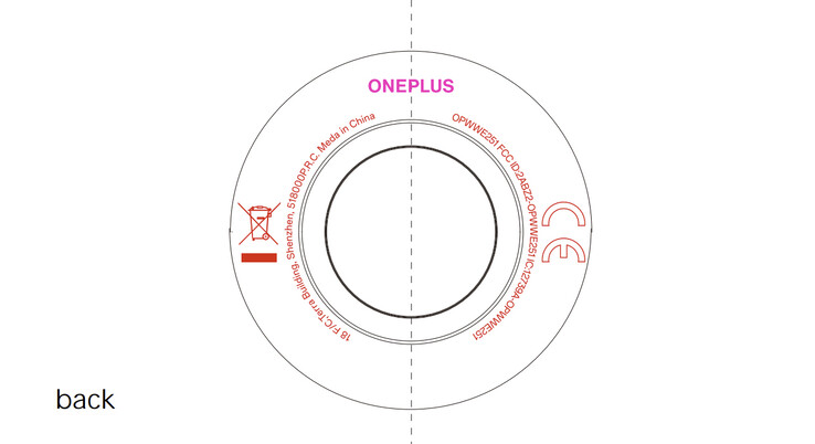 La OnePlus Watch 3 conservera un design circulaire. (Source de l'image : FCC)