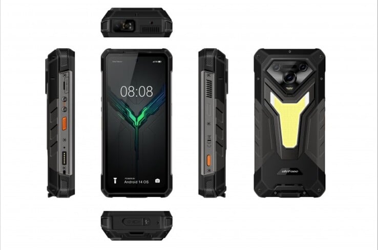 L'Ulefone Armor 34 Pro dispose d'un projecteur intégré (Image source : Ulefone)