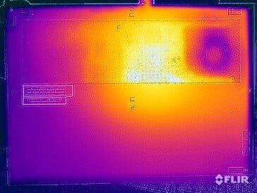 Test de résistance aux températures de surface (en bas)