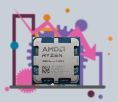 La gamme de processeurs AMD Ryzen 9000 compte actuellement quatre processeurs. (Source de l&#039;image : Notebookcheck, Pixabay, édité)