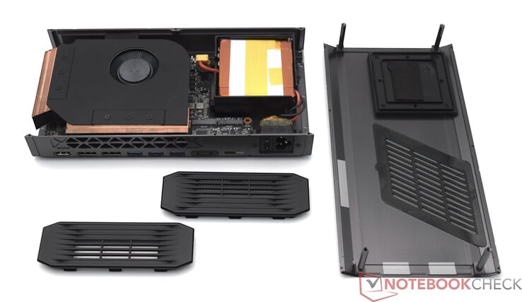 Minisforum ouvert eGPU MGA1 (AMD Radeon RX 7600M XT)