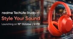 Le Techlife Studio H1 en coloris Crimson Beats (Image source : Realme)