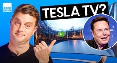 Un téléviseur Tesla (Source : Digital Trends)