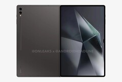 Samsung Galaxy Tab S10 Ultra render 3 (image source : @Onleaks x @AndroidHeadline)