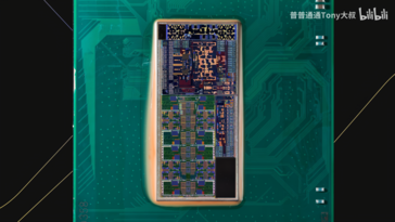 Intel Core Ultra 9 285K : Die shot (Image Source : Tony Yu on Bilibili)