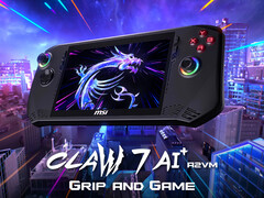 Le MSI Claw 7 AI+ Plus devrait représenter une amélioration décente par rapport au MSI Claw existant. (Source de l&#039;image : MSI)