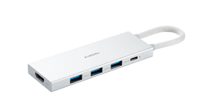 Le Hub Type-C 5-en-1 de Xiaomi. (Source de l'image : Xiaomi)