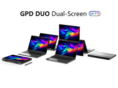 Il semble que le GPD Duo soit doté d&#039;une grande quantité de matériel dans un format relativement petit. (Source de l&#039;image : GPD)