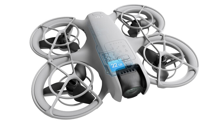 22 Go de stockage interne (source : DJI)