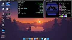 Bureau Alpine Linux KDE (Source de l&#039;image : /u/grigio sur Reddit)