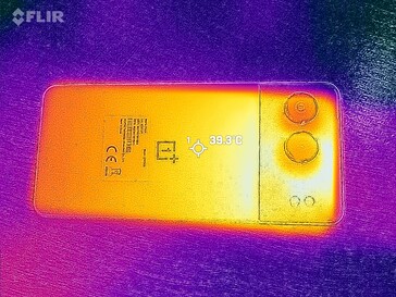 Carte thermique du dos