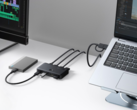 Le nouveau commutateur KVM d'Anker propose une gamme de ports USB-C et USB-A. (Source de l'image : Anker)