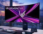 L'UltraGear OLED 45GX950A a une courbure de 800R. (Source de l'image : LG)