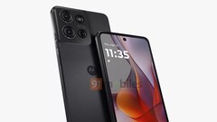 Le Moto G75 aura un écran plat, un cadre plat et un dos plat. (Source de l&#039;image : 91Mobiles)