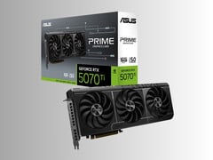 L&#039;Asus RTX 5070 Ti Prime est présentée (Image source : Asus)