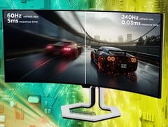 Le moniteur de jeu Legion Pro 34WD-10 semble reposer sur un panneau WOLED de LG Display. (Source de l&#039;image : Lenovo - édité)