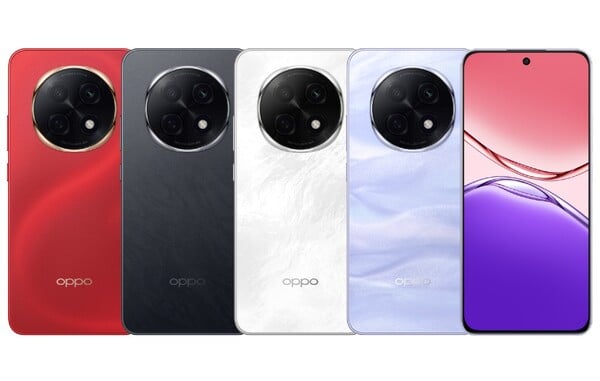 L'Oppo A5 Pro est disponible en quatre couleurs. (Source de l'image : Oppo)