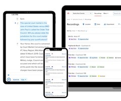 For The Record étend les capacités du logiciel FTR RealTime, alimenté par l&#039;IA, pour l&#039;enregistrement et la transcription des procédures judiciaires. (Source de l&#039;image : FTR)