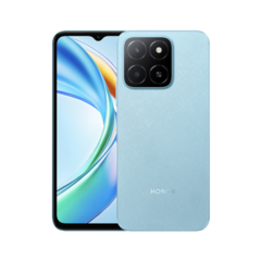 Honor X5b Plus en coloris Flowing Blue (Image source - Honor)