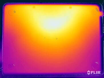 Test de résistance aux températures de surface (en bas)