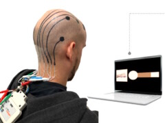 Des chercheurs mettent au point une méthode d&#039;impression en 3D de tatouages EEG sur la tête pour la commande à distance d&#039;appareils électroniques. (Source de l&#039;image : Vasconcelos et al. dans Cell Biomaterials)