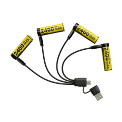 Le NH2400 de Nitecore avec un fouet de câble (Source de l&#039;image : Nitecore)