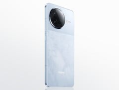 Le Redmi K80 en bleu Xiyue. (Source de l&#039;image : Redmi)