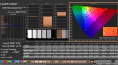 CalMAN : ColorChecker (calibré)