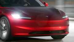 les phares de la Model 3 2024 (Source de l&#039;image : Tesla/YT)