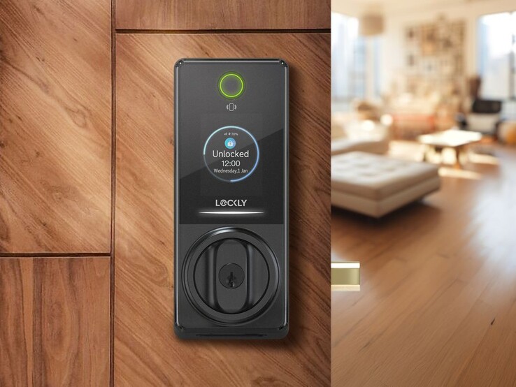 La Secure Pro est la serrure intelligente UWB de Lockly qui se déverrouille également avec Apple Home Key (Image source : Lockly)