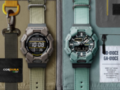 Les deux modèles G-Shock de Casio sont dotés de bracelets fabriqués à partir de matériaux recyclables et teintés avec des couleurs naturelles (source d&#039;image : Casio)