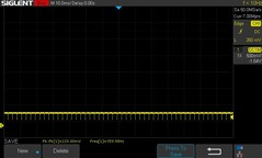 25% de luminosité : 360 Hz PWM