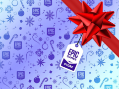 Le prochain jeu gratuit de la vente de Noël de l&#039;Epic Games Store est toujours caché sous l&#039;indice cryptique posté par le leaker fiable u/MeguminShiro sur Reddit. (Source de l&#039;image : Epic Games)