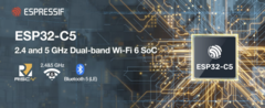 Espressif présente un produit doté d&#039;un système Wi-Fi à double bande (Source de l&#039;image : Espressif)