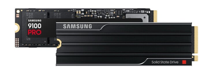 Le dissipateur thermique officiel de Samsung ne dépasse pas 11,25 mm pour l'option 8 To. (Source de l'image : Samsung)