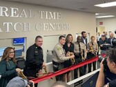 Le département du shérif inaugure le centre de surveillance en temps réel de Los Angeles, équipé de caméras fonctionnant 24 heures sur 24 et 7 jours sur 7. (Source de l'image : ASM Jacqui Irwin sur X)