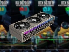 FSR 4 ne fonctionne que sur les GPU RDNA 4 comme le RX 9070 XT illustré ici. (Source de l&#039;image : Sapphire, Digital Foundry, édité)