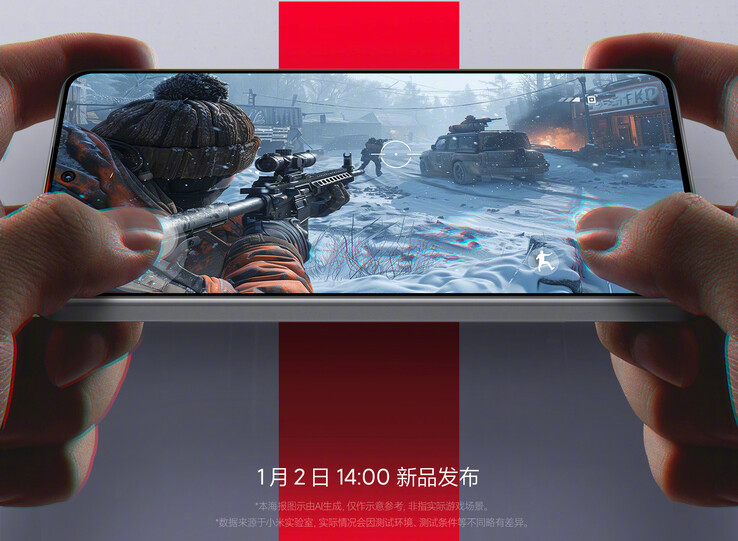 Écran du Redmi Turbo 4 (Source : Xiaomi)