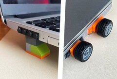 L&#039;ordinateur portable Framework peut désormais être amélioré grâce aux Lego. (Source de l&#039;image : bonkrat, Printables)